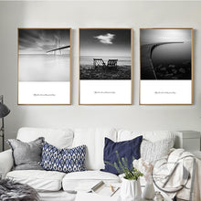 Load image into Gallery viewer, Modern Wall Art Oil Painting Black and White Decoration Painting Wall Pictures For Living Room Canvas Painting Poster And Prints
