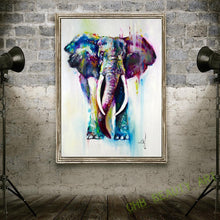 Load image into Gallery viewer, Kate Canvas Painting HD Printed On Canvas Art Animal Watercolor Elephant Wall Pictures For Living Room Home Decorative Unframed
