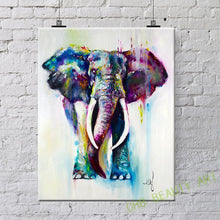 Load image into Gallery viewer, Kate Canvas Painting HD Printed On Canvas Art Animal Watercolor Elephant Wall Pictures For Living Room Home Decorative Unframed
