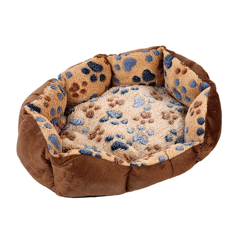 35*26*10cm Soft Fleece Winter Dog Bed Puppy Cat House Mat Warm Pet Bed for Small Dogs