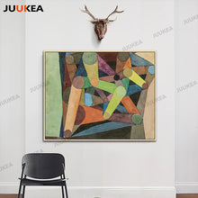 Load image into Gallery viewer, The Color Piece Coupling Geometric Abstract Arts by Paul Klee, Canvas Print Painting Poster Wall Picture For Living Room Home
