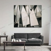Load image into Gallery viewer, Charles Demuth Sails Black White Abstract Canvas Art Print Painting Poster, 40x50cm Wall Picture For Home Decoration, Wall Decor
