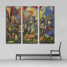 Load image into Gallery viewer, 3 Panels Modern Street Graffiti Creative Abstract Canvas Print Painting Poster Wall Picture For Living Room No Frame Home Decor
