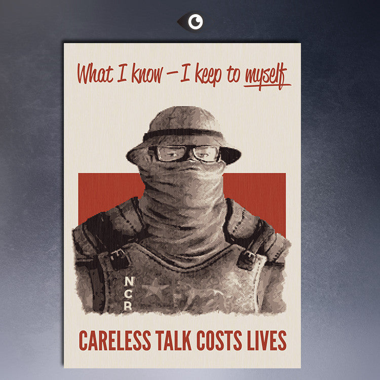 Careless Talk Costs Lives Fallout arts canvas print  Giclee poster  for wall decoration painting