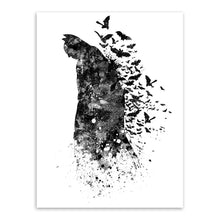 Load image into Gallery viewer, Original Watercolor Superhero Avenger Movie Poster Print Vintage Hulk Batman Picture Canvas Painting No Frame Home Wall Art Gift
