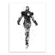 Load image into Gallery viewer, Original Watercolor Superhero Avenger Movie Poster Print Vintage Hulk Batman Picture Canvas Painting No Frame Home Wall Art Gift
