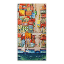 Load image into Gallery viewer, Modern Colorful Fantasy City Cartoon A4 Large Art Print Poster Abstract Wall Picture Canvas Oil Painting No Frame Kids Room Deco
