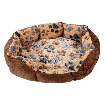 35*26*10cm Soft Fleece Winter Dog Bed Puppy Cat House Mat Warm Pet Bed for Small Dogs