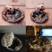 Load image into Gallery viewer, 35*26*10cm Soft Fleece Winter Dog Bed Puppy Cat House Mat Warm Pet Bed for Small Dogs
