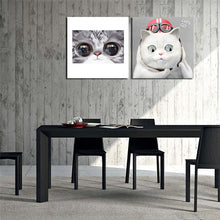 Load image into Gallery viewer, Lovely Big Eyes Cat Canvas Printings For Room Wall Modern Paintings Wall Pictures Tableau Peinture Sur Toile With Frame Hot Gift
