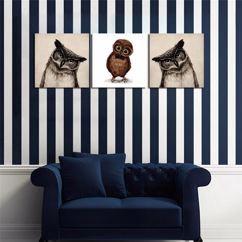 Bird Canvas Printings Animal Wall Pictures For Living Room Modern Framed Paintings Quadros De Parede Sala Estar Com Moldura Gift