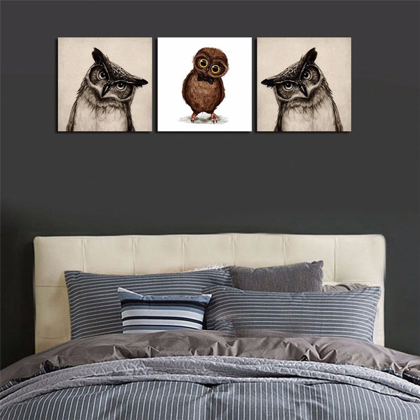 Bird Canvas Printings Animal Wall Pictures For Living Room Modern Framed Paintings Quadros De Parede Sala Estar Com Moldura Gift