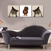 Load image into Gallery viewer, Bird Canvas Printings Animal Wall Pictures For Living Room Modern Framed Paintings Quadros De Parede Sala Estar Com Moldura Gift
