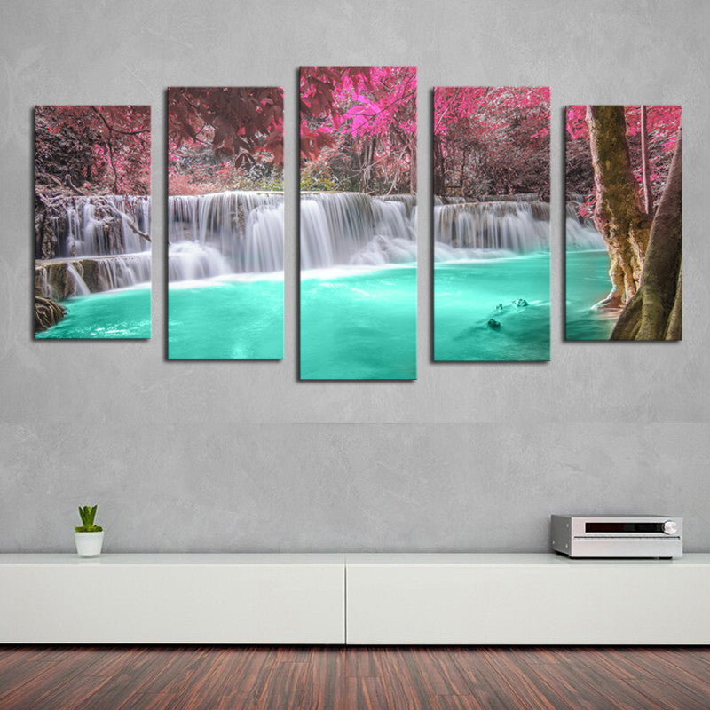 Frameless Canvas Painting Cuadros Decoracion Landscape Printed Wall Art Picture For Living Room Home Decor