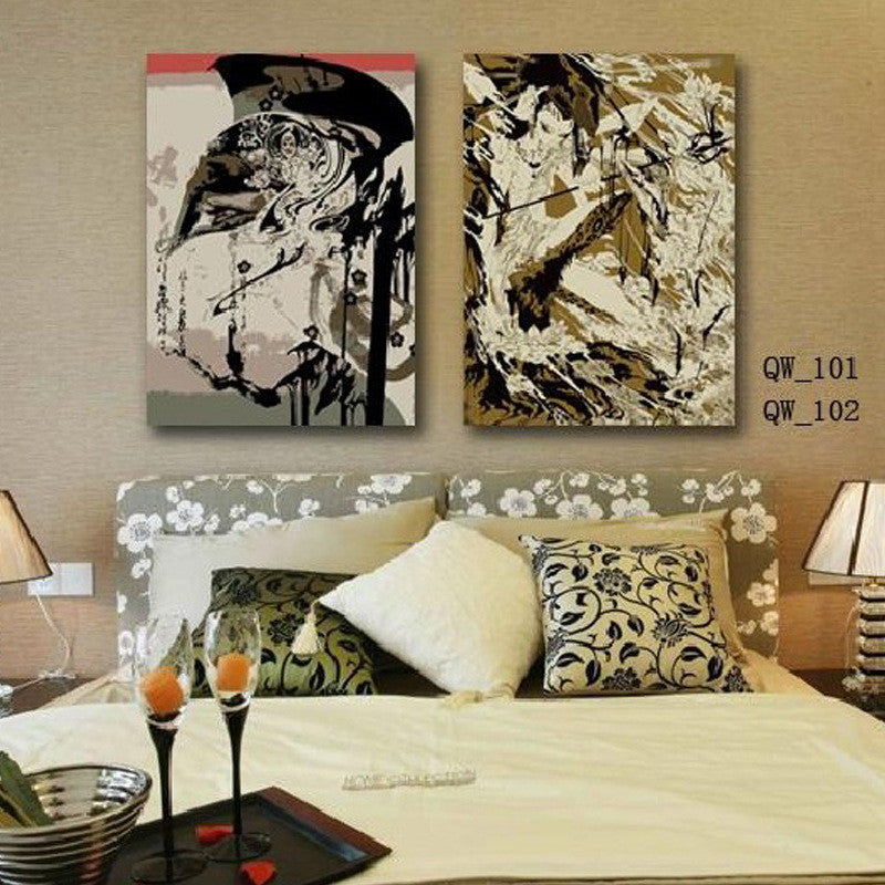 Hot Sale Decoration Canvas Painting Fashion Abstract Art Living Room Bedroom Canvas Printings