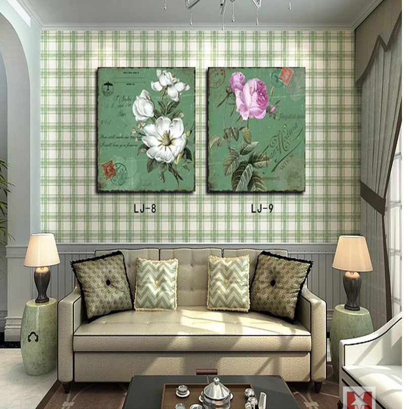 Wholesale Simple Modern European Style Decorative Oil Painting Hotel Living Room Restauran Flower Canvas Painting