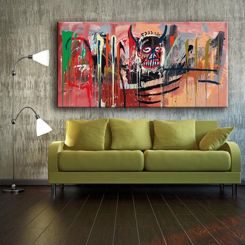 2016 New products sale Untitled (1982) by Jean Michel Basquiat  For Graffiti Art Print On Canvas For Home Decoration no frame