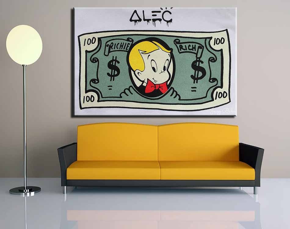 Wall Art Abstract Paintings Modern Oil Painting On Canvas Home Decoration Living Room Pictures ( alec_monopoly  ) No Framed