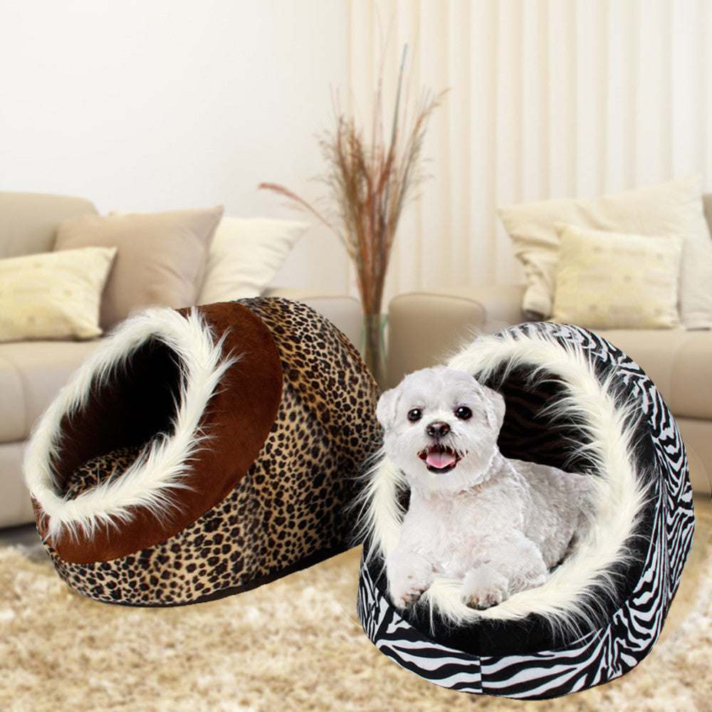Removable Warm Pet Bed Lamb Cotton Dog Bed Pet Cat House Lovely Soft Cat Bed Cave Pet Products