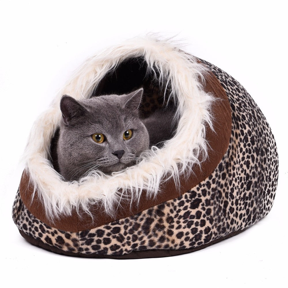 Removable Warm Pet Bed Lamb Cotton Dog Bed Pet Cat House Lovely Soft Cat Bed Cave Pet Products