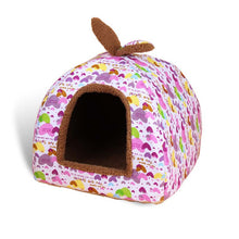 Load image into Gallery viewer, Hot Fleece Soft Pet Yurt Home Dog Bed Puppy Dog Kennel Pet Bed House For Dog Cat Small Animals Home Dog House With Mat Chihuahua
