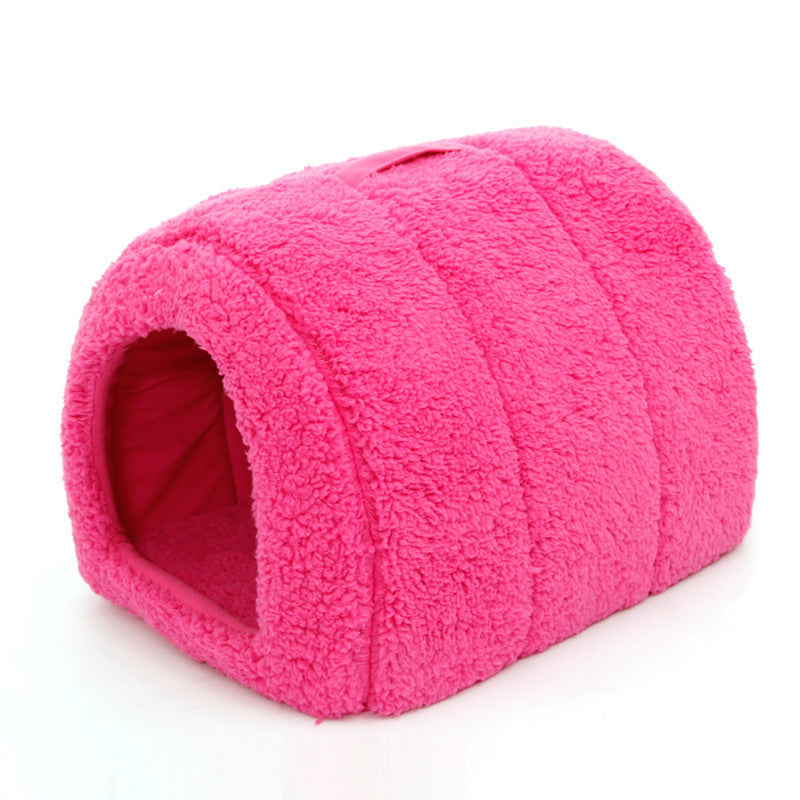 5 Colors Cotton Dog Cat Bed Kitten Cave Warm House Soft Home Pet Bed Cute Nest For Puppy Indoor Outdoor