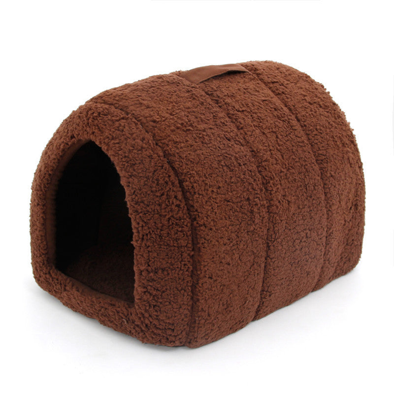 5 Colors Cotton Dog Cat Bed Kitten Cave Warm House Soft Home Pet Bed Cute Nest For Puppy Indoor Outdoor