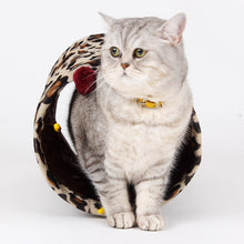 Load image into Gallery viewer, Pet Tunnel with Ball Cat Play Tunnel Leopard Color Funny  Cat Long Tunnel Kitten Play Toy Collapsible Bulk Cat Toys PlayTunnel
