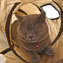 Load image into Gallery viewer, S shape 120 cm Solid Pet Cat Tunnel Pet Play Tunnel Funny  Cat Tunnel Kitten Play Toy Collapsible Cat Toys PlayTunnel for Fun
