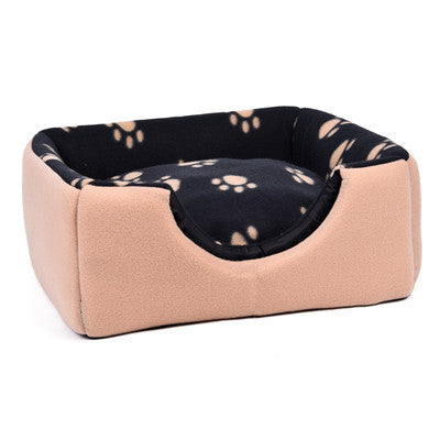 Multifunctional Cat Cave Bed Dog Bed Mat Pet Cat Sofa Kennel Paw Pattern Soft Cat Kitten Puppy Nest Pet Supplies New Arrival