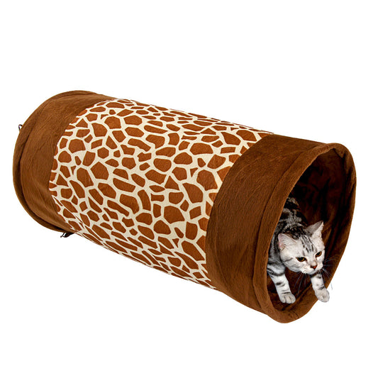 New Arrival Pet Tunnel For Cats Printed Tunnel Toy Play Funny Toy Tunnel Rabbit Play Tunnel  Bulk Cat Toys
