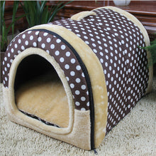 Load image into Gallery viewer, 2015 New Fashion Circular House Can Unpick And Wash Dog House Pet Products House Pet Beds for Small Medium Dog GP15102704
