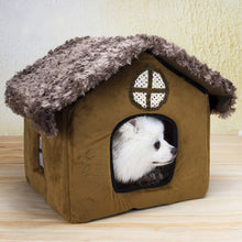 Load image into Gallery viewer, Pet House Dog Room Small Cat Kennel Teddy Cottages Bamboo House GP160309-5
