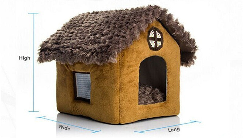 Pet House Dog Room Small Cat Kennel Teddy Cottages Bamboo House GP160309-5