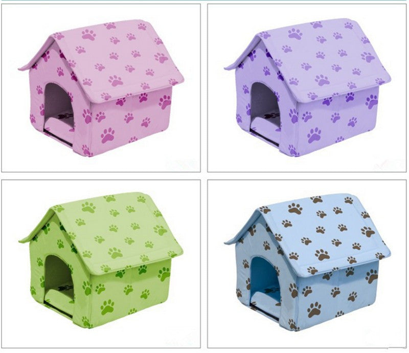 2016 New Arrival Dog Bed Cama Para Cachorro Soft Dog House Daily Products For Pets Cats Dogs Home Shape 6 Color  GP160401-17