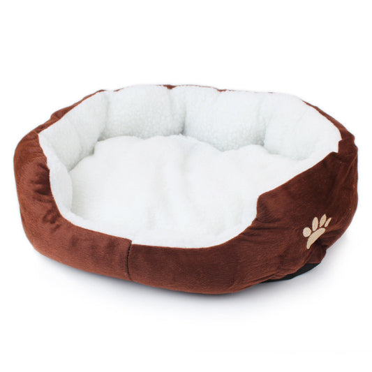 Classic warm woolen pet cat dog bed cama perro cama de cachorro dog beds for small puppy large dogs chien