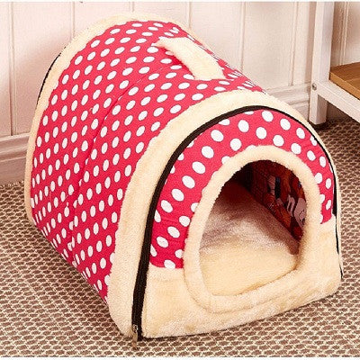 High Quality Dog House With Mat Hot Sale Foldable Pet Dog Bed Cat Bed House For Small Medium-Size Dogs Travling Pet Bed Bag