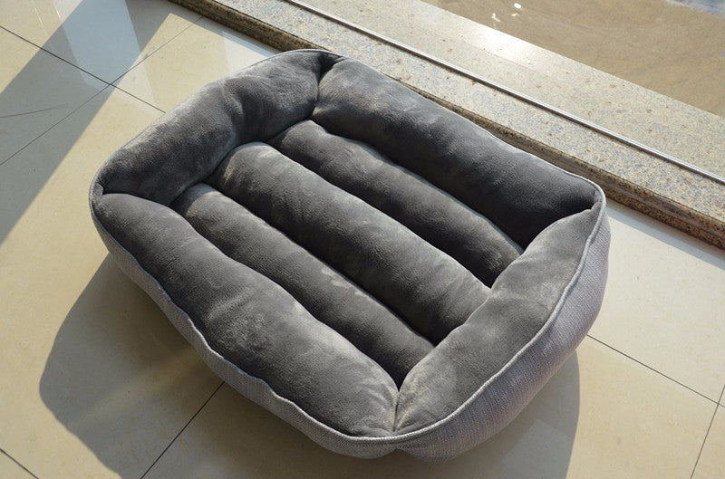Waterproof Pet Bed Grey Patterns Sweety Dog House Moistureproof Keep Clean Pets Bed Home For Cats Resistant Bite