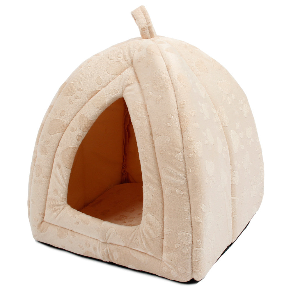 Winter Warm Cotton Dog Bed Pet Dog House Lovely Soft Suitable Pet Cusion Cheap High Quality Products