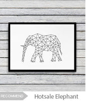 Load image into Gallery viewer, Geometric Elephant Canvas Art Print Painting Poster, Wall Pictures for Home Decoration, Wall Art decor FA221-13

