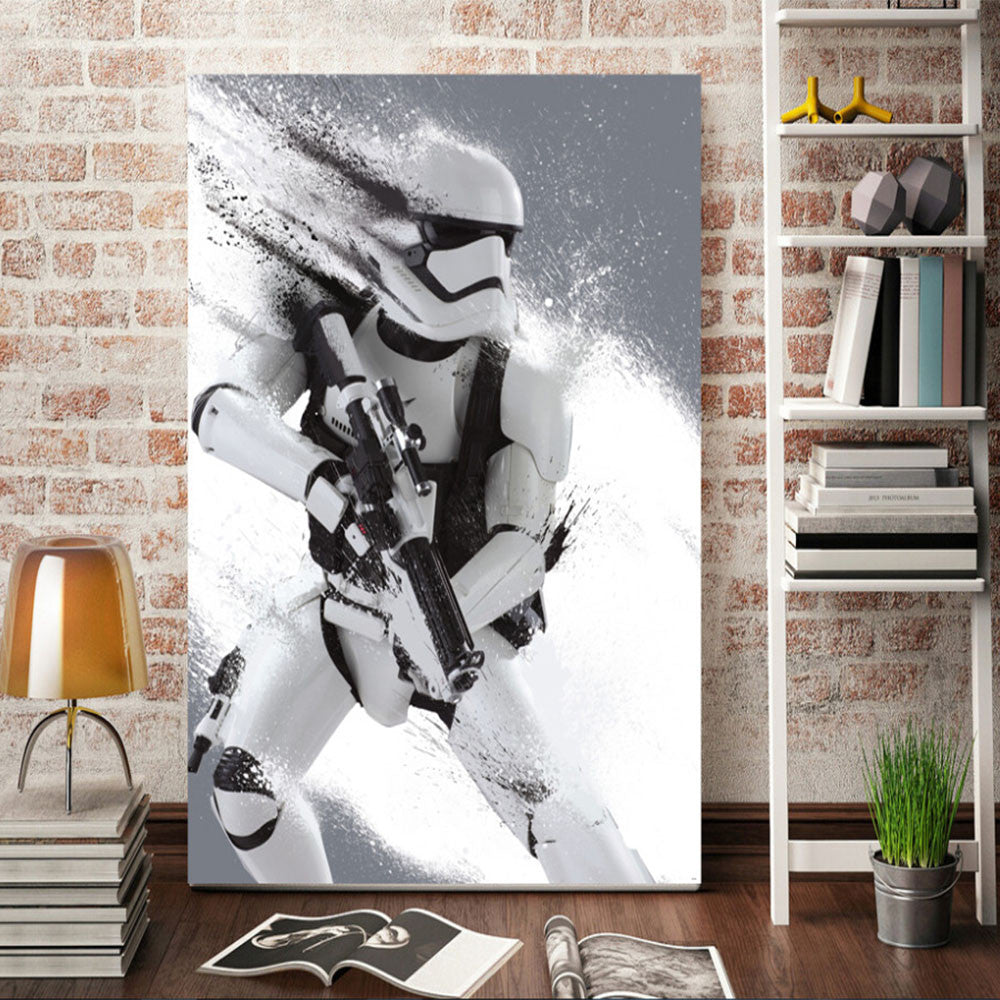 Morden wall art stormtrooper Star Wars movie poster home decor wall picture for living room artwork Unframed