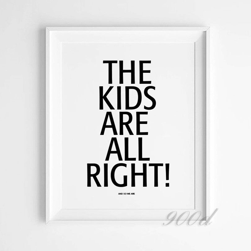 Nursery Quote Canvas Art Print painting Poster, Wall Pictures for Home Decoration, Wall decor FA332