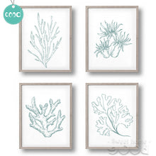 Load image into Gallery viewer, Sea Life Plant Canvas Art Print Painting Poster,  Coral Wall Pictures for Home Decoration,  Home Decor CM005
