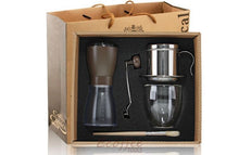 Load image into Gallery viewer, 1Set Free Shipping Espresso Latte Cappuccino Coffee  Accessories Gift Box  coffee grinder+ Vietnamese pot + coffee travel mug
