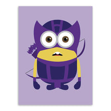 Load image into Gallery viewer, Minions Superheros Avengers Batman Funny Pop Anime Movie A4 Art Print Poster Kawaii Wall Picture Canvas Painting Kids Room Decor
