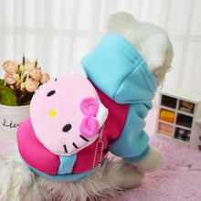 Load image into Gallery viewer, 2016 New Hello Kitty Hot Soft Winter Warm Pet Dog Clothes Cozy Snowflake Dos Costume Clothing Jacket Teddy Hoodie Coat Coloful
