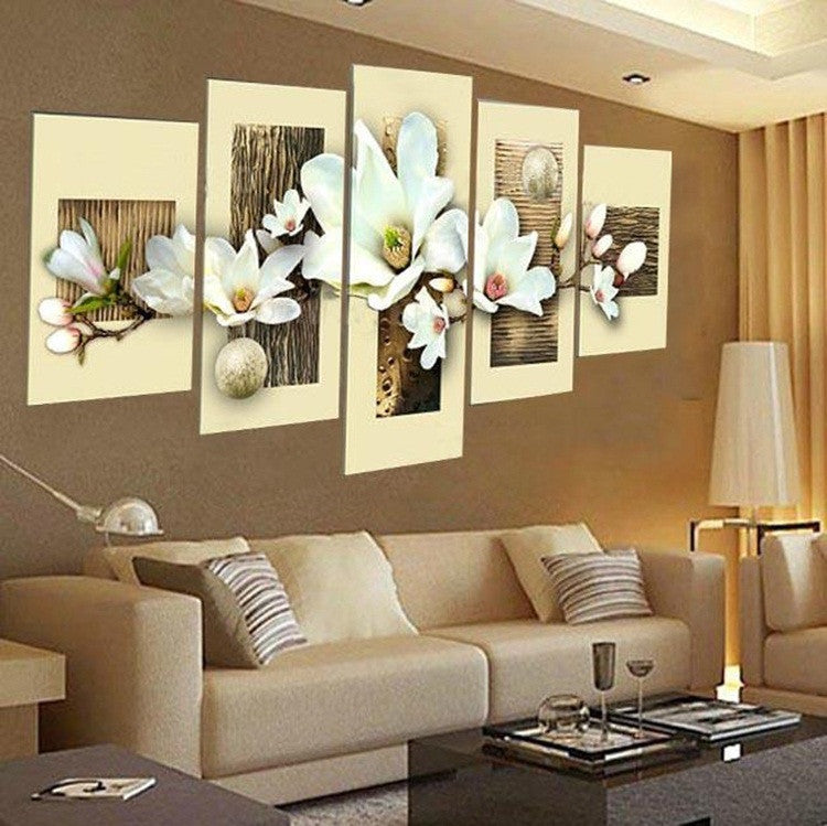 hand-painted oil wall art Purple flowers water side home decoration abstract Landscape oil painting on canvas  FL5-201