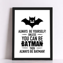 Load image into Gallery viewer, Batman Quote Canvas Art Print Poster, Wall Pictures for Home Decoration, Giclee Print FA246-1/2/3
