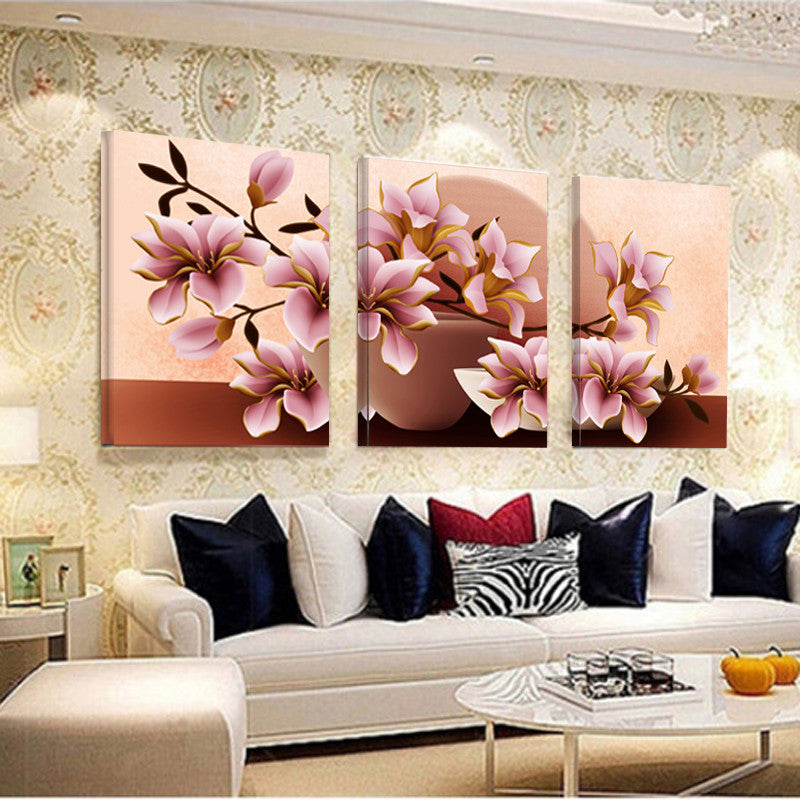 No Frame Orchid Wall Painting Flower Canvas Painting Home Decoration Pictures Wall Pictures For Living Room Modular Pictures