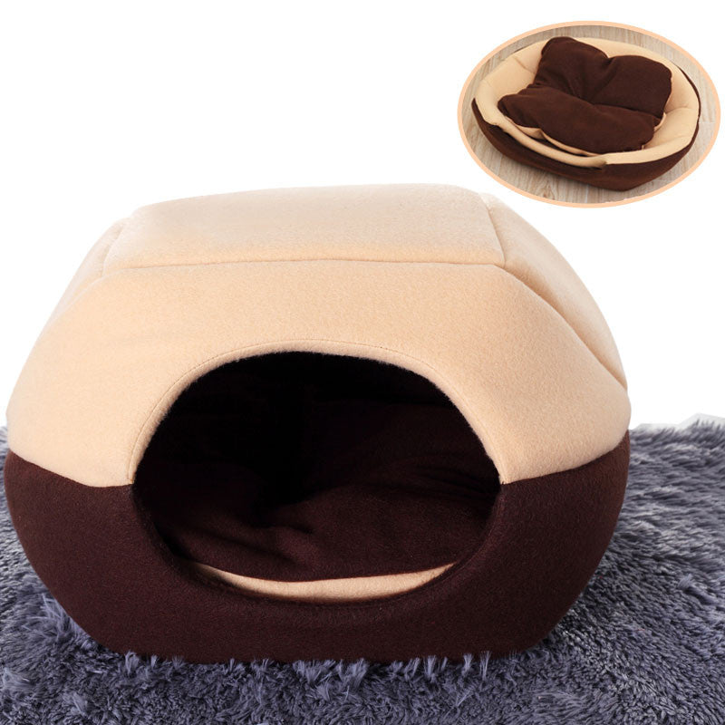 Multifunctional Pet Cat Cave Bed Soft Warm Bed for Pet Cat Bed Dog Pet Cusion Pet Cat Mat Dog Cave High Quality